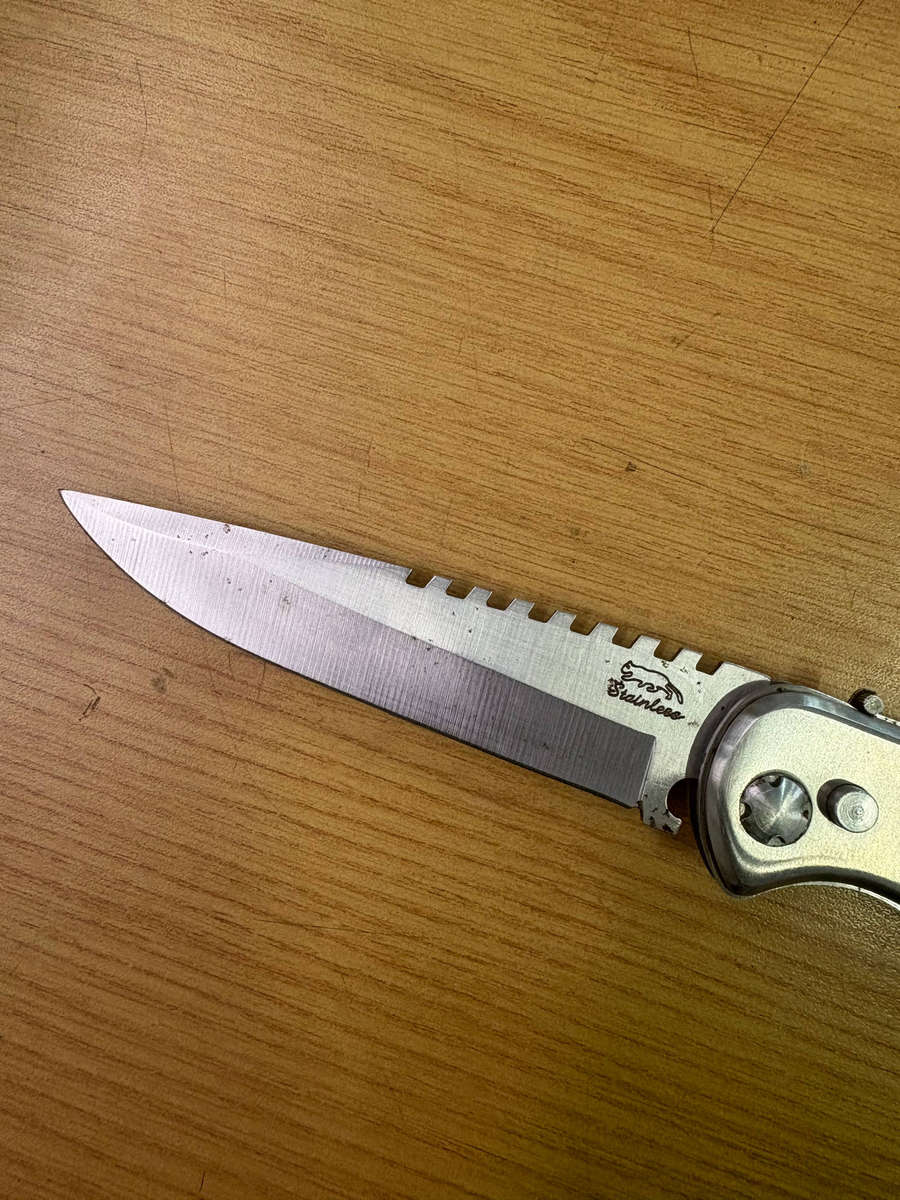 Stainless Steel Side-Opening Switchblade Pocket Knife