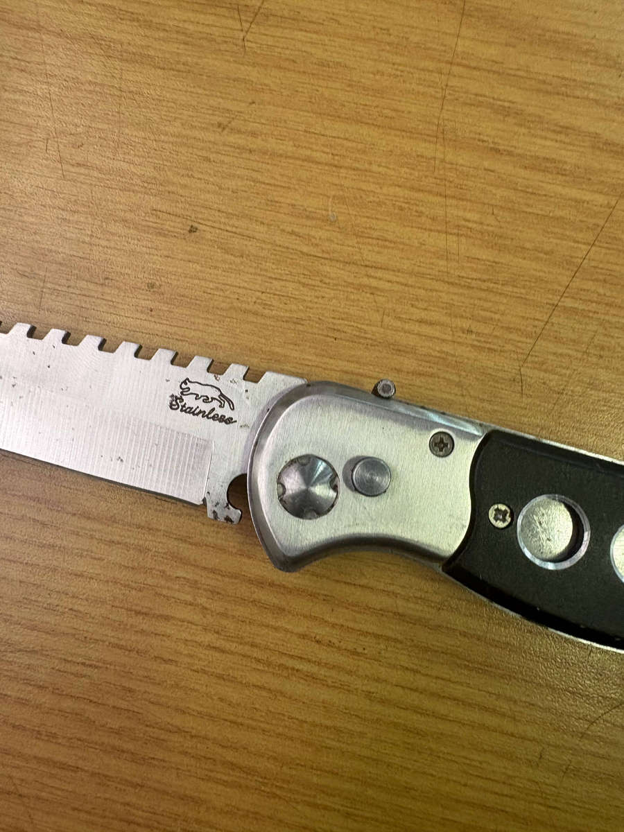 Stainless Steel Side-Opening Switchblade Pocket Knife