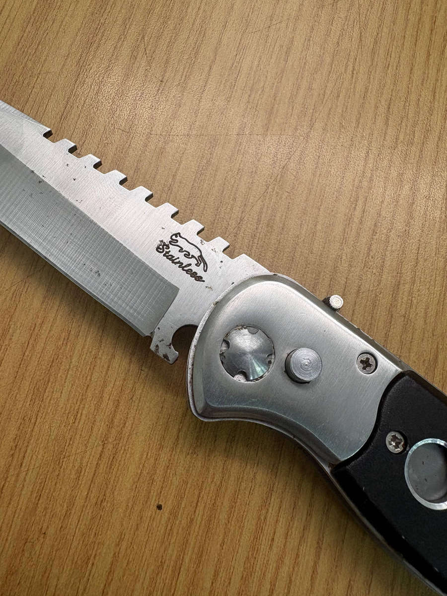 Stainless Steel Side-Opening Switchblade Pocket Knife