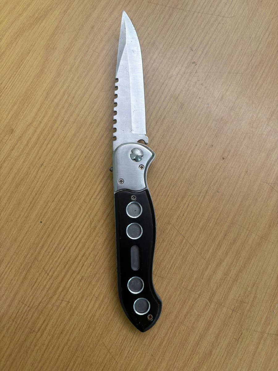 Stainless Steel Side-Opening Switchblade Pocket Knife