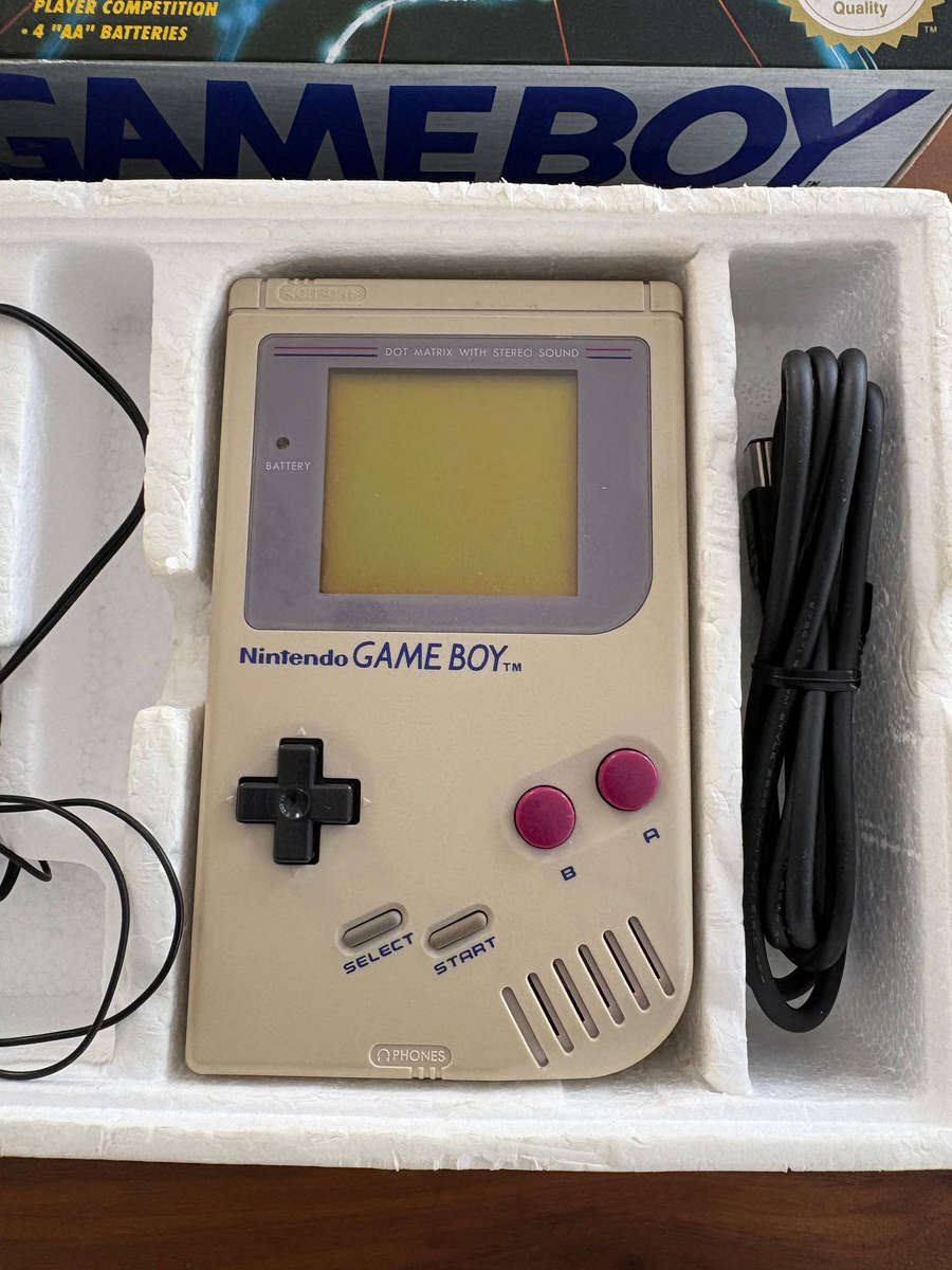 Nintendo Game Boy Console in Original Box with Accessories