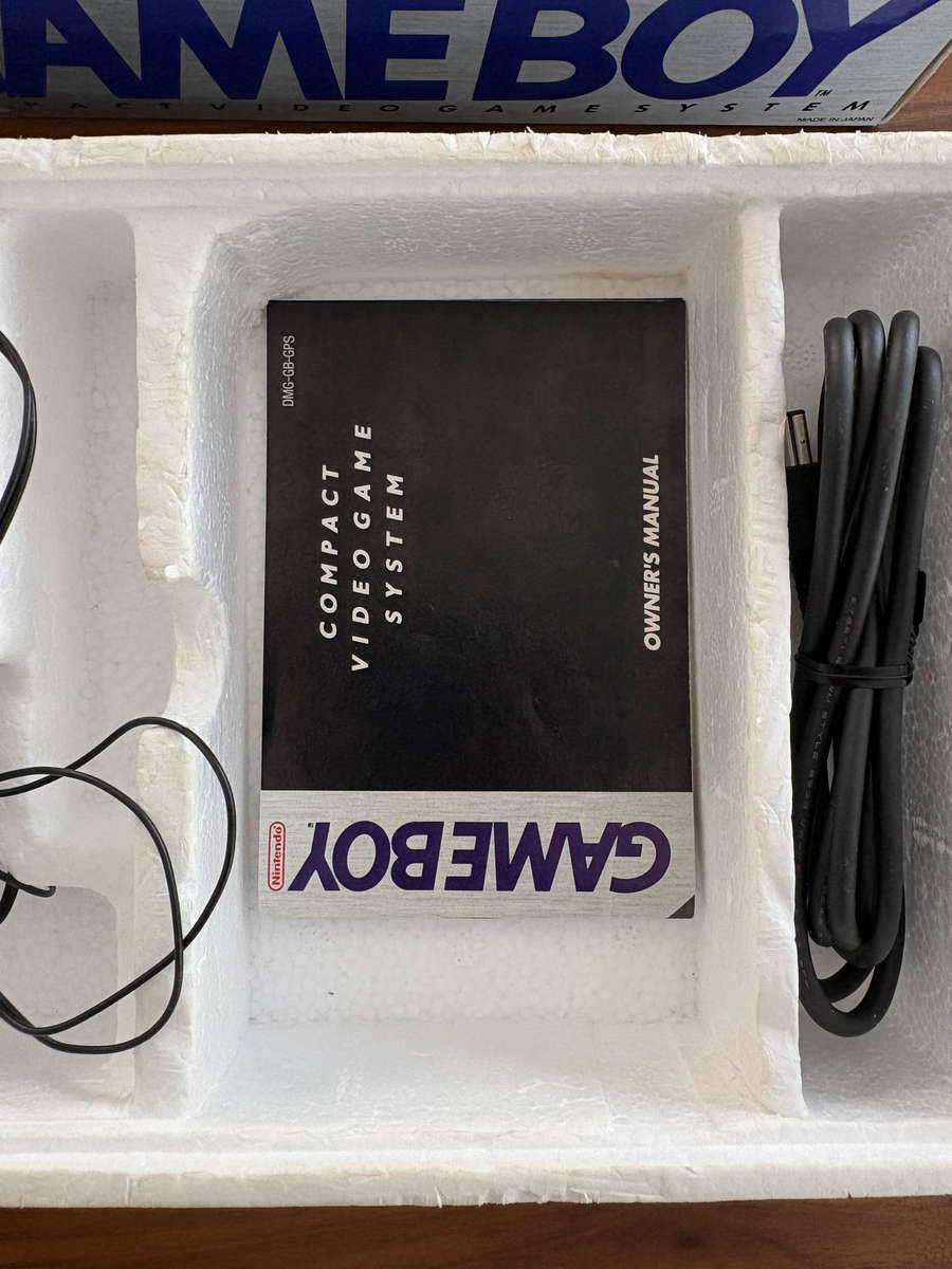 Nintendo Game Boy Console in Original Box with Accessories