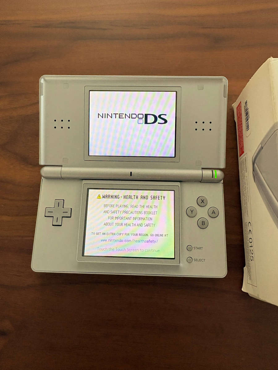 Silver Nintendo DS Lite Console