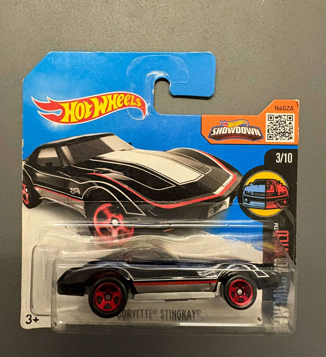 Hot Wheels Corvette Stingray HW Mild To Wild 3/10 Black (Sealed)