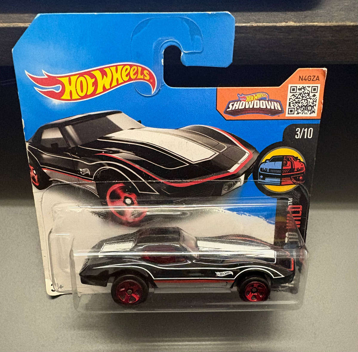 Hot Wheels Corvette Stingray HW Mild To Wild 3/10 Black (Sealed)