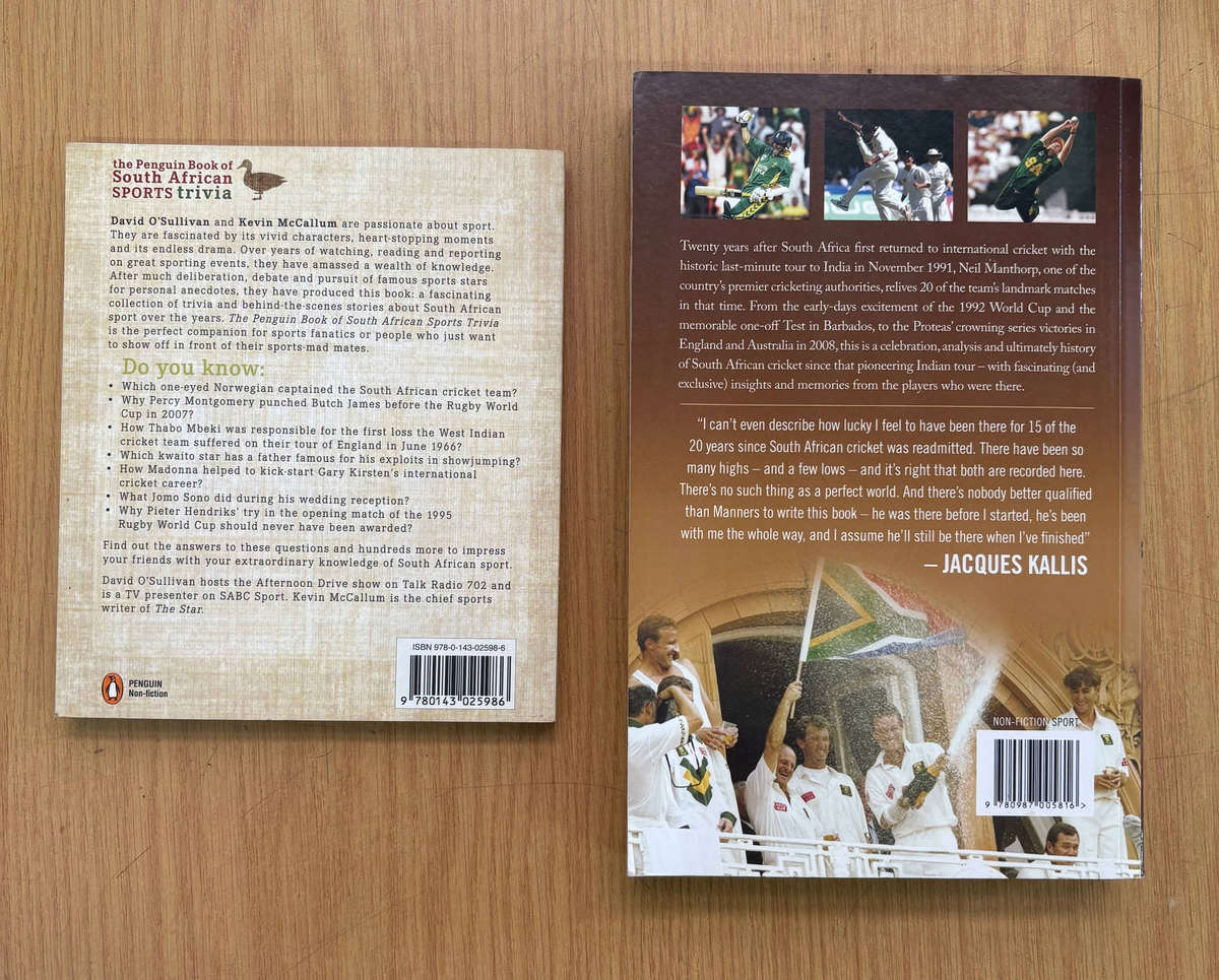 South African Sports Books Bundle