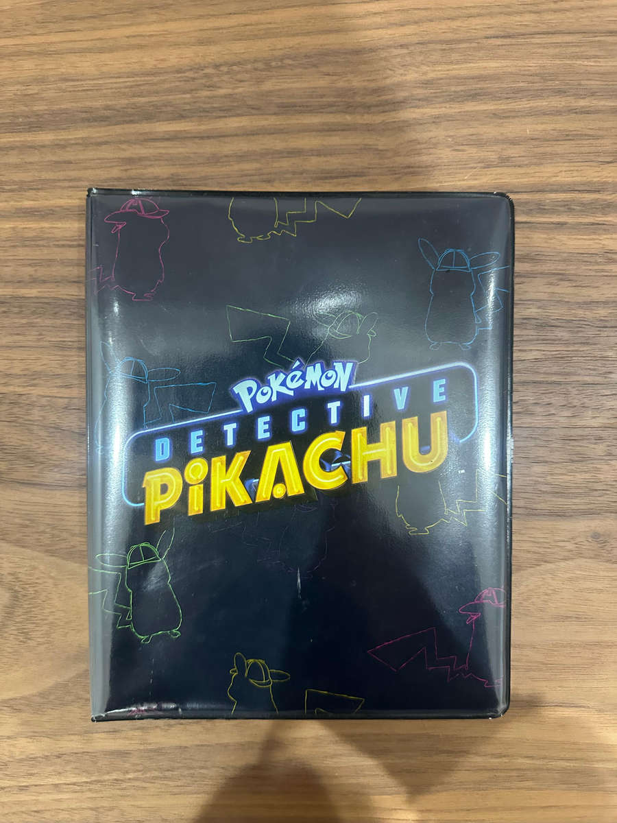 Pokémon Detective Pikachu Card Binder with 16/18 Cards Completed