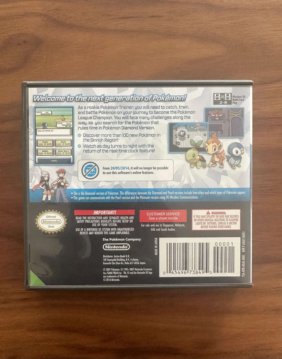 Pokémon Diamond Version (DS)
