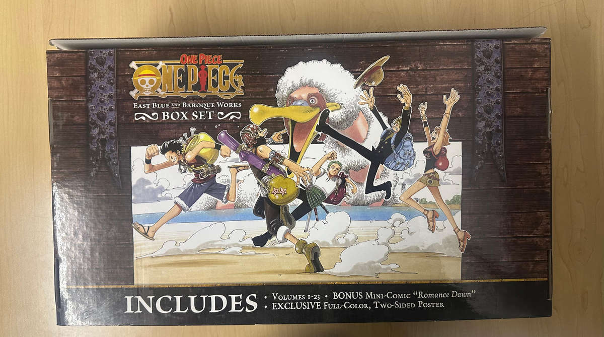 One Piece East Blue and Baroque Works Manga Box Set Volumes 1-23 + Extras