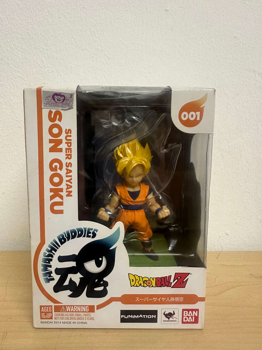 Dragon Ball Z Super Saiyan Son Goku Tamashii Buddies Display Figure