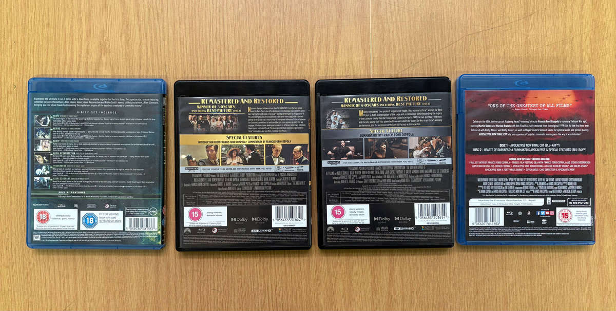 4K + Blu-Ray Bundle (9 Movies in Total)