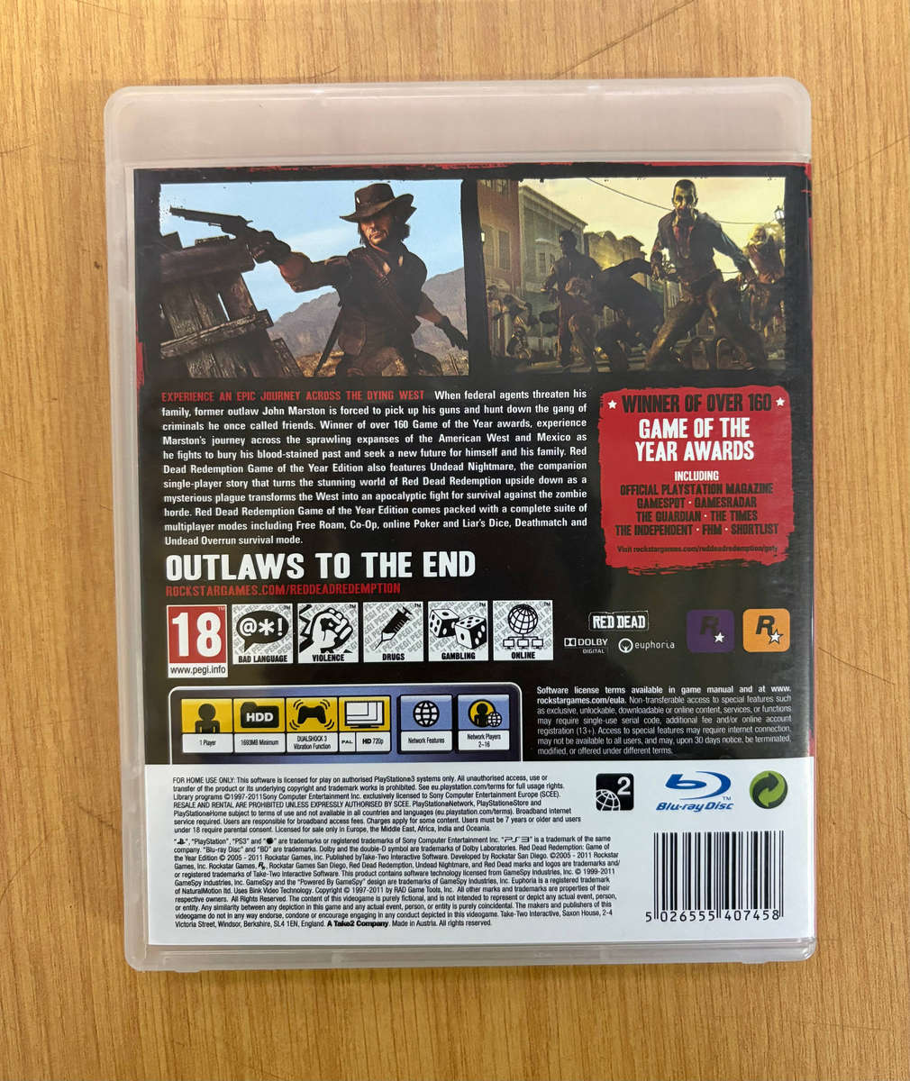 Red Dead Redemption Game of The Year Edition