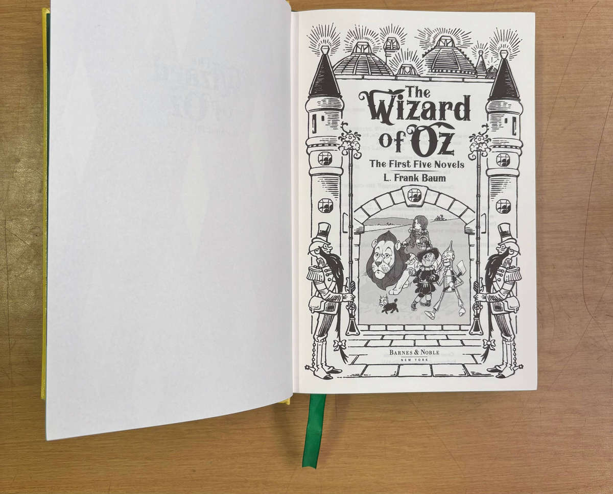 The Wizard of Oz: The First Five Novels - L. Frank Baum (Barnes & Noble Leatherbound Classics)