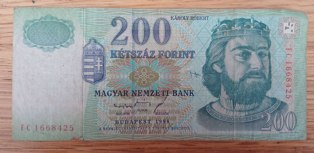 Hungary 200 Forint Bank Note