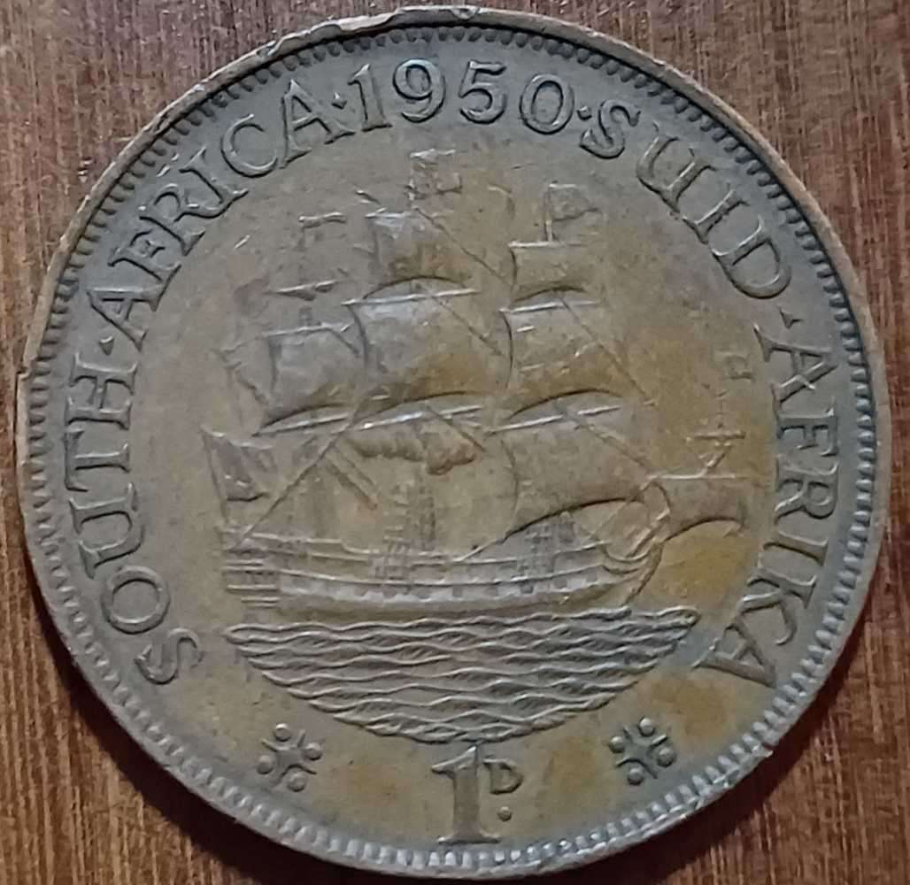 1 Penny SA Union 1950