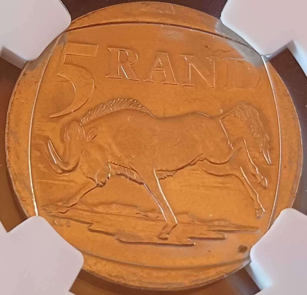 2000 R5 Nelson Mandela, Smiley Face, MS64