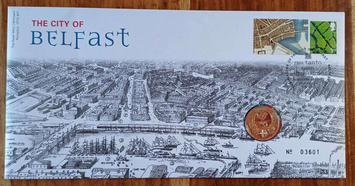 One Pound - Royal Mint UNC - Numbered Coin & Stamp Issue