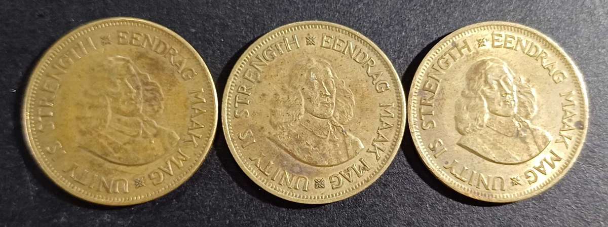 1961 - 1963 SA 1 cent