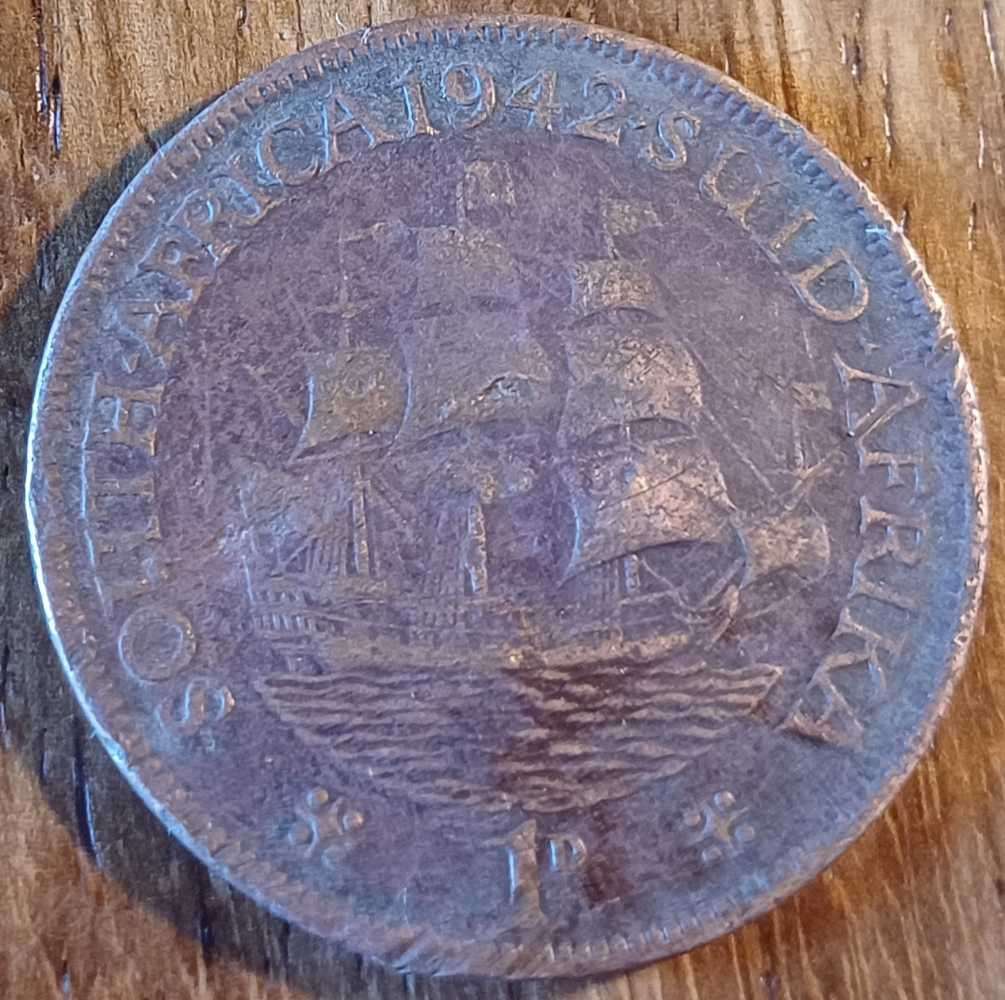 1942 SA Union 1 Penny