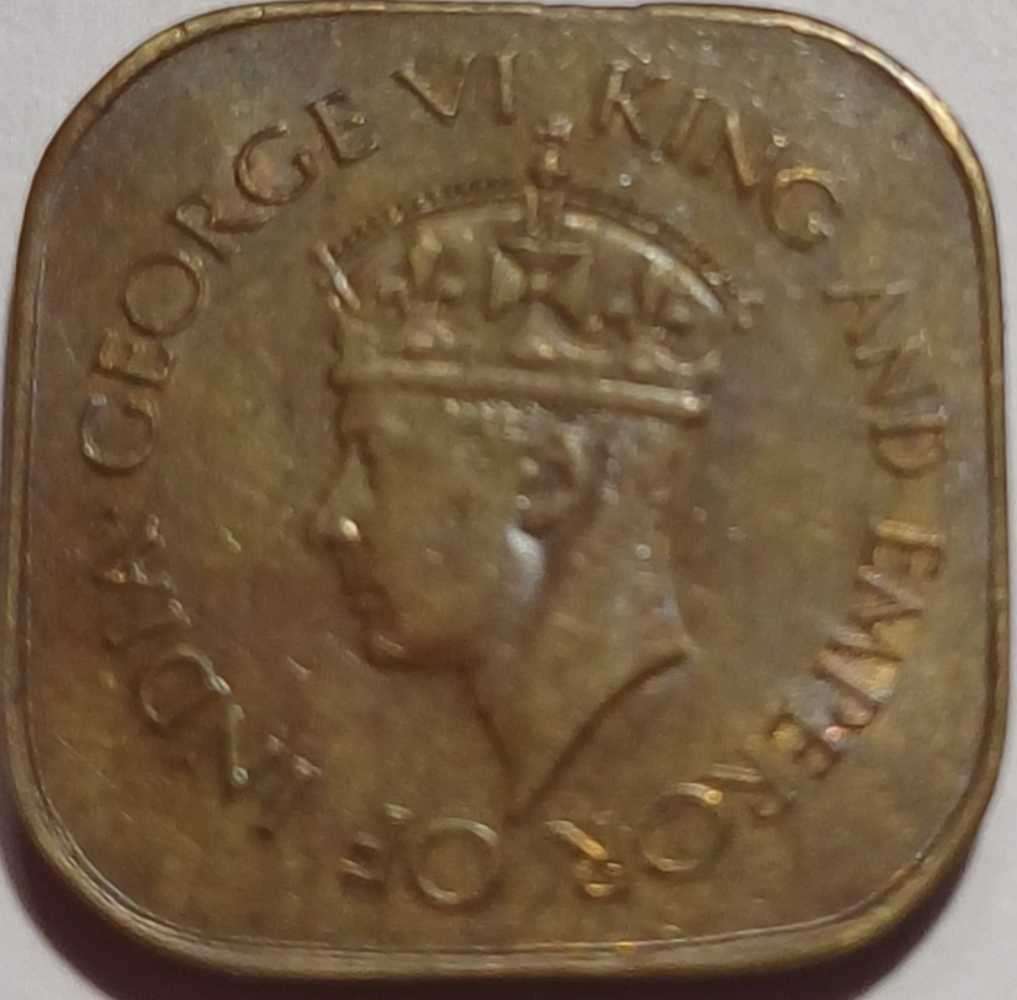 1943 Ceylon 5 Cents