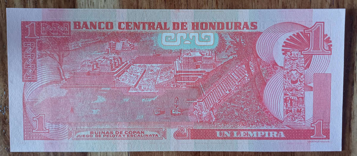 Honduras Bank Note One Lempira