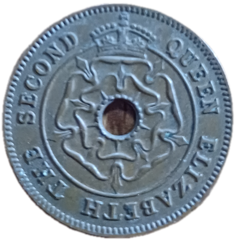 1954 Southern Rhodesia Half Penny