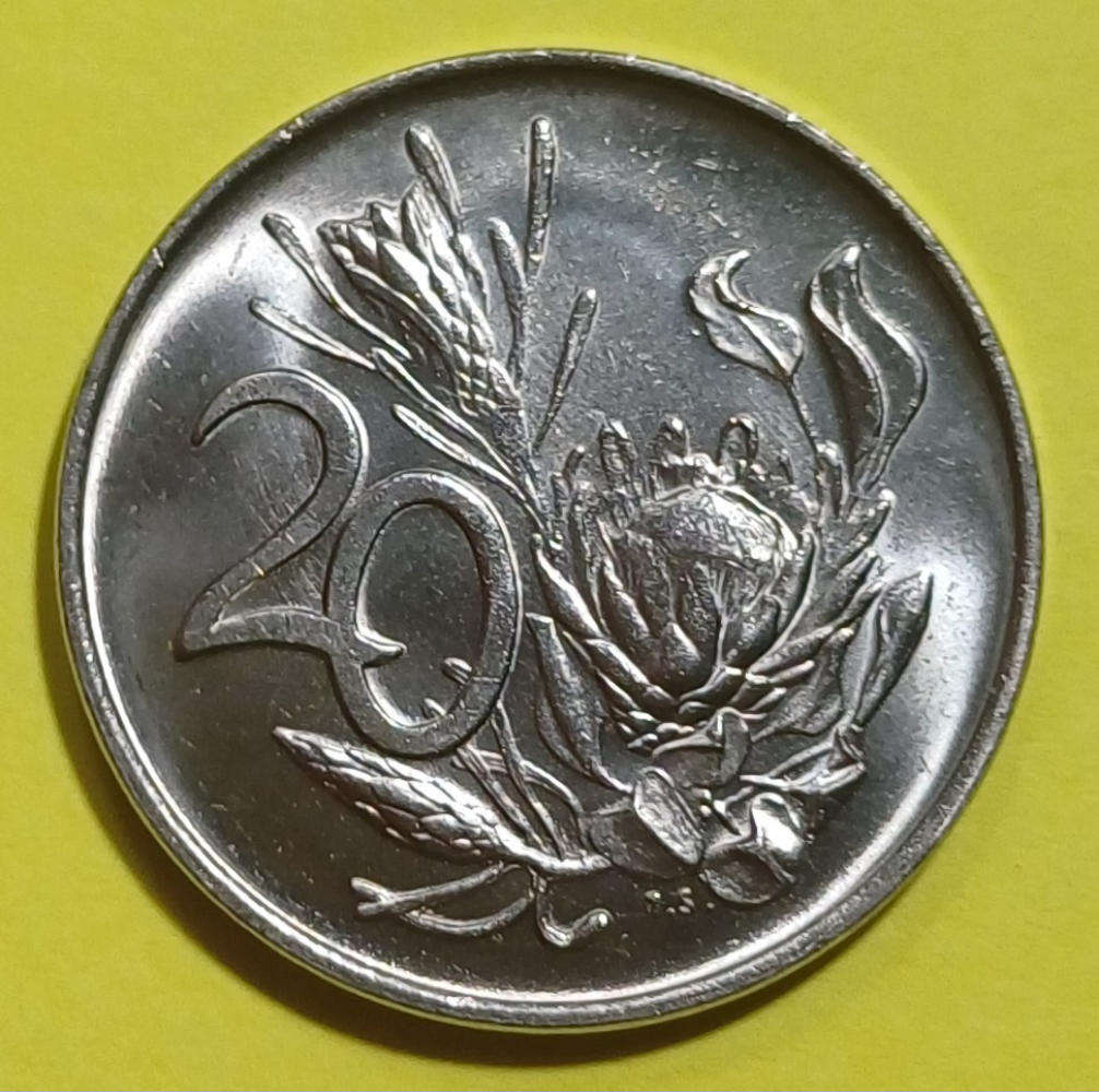 1976 SA 20 Cent (Eng)