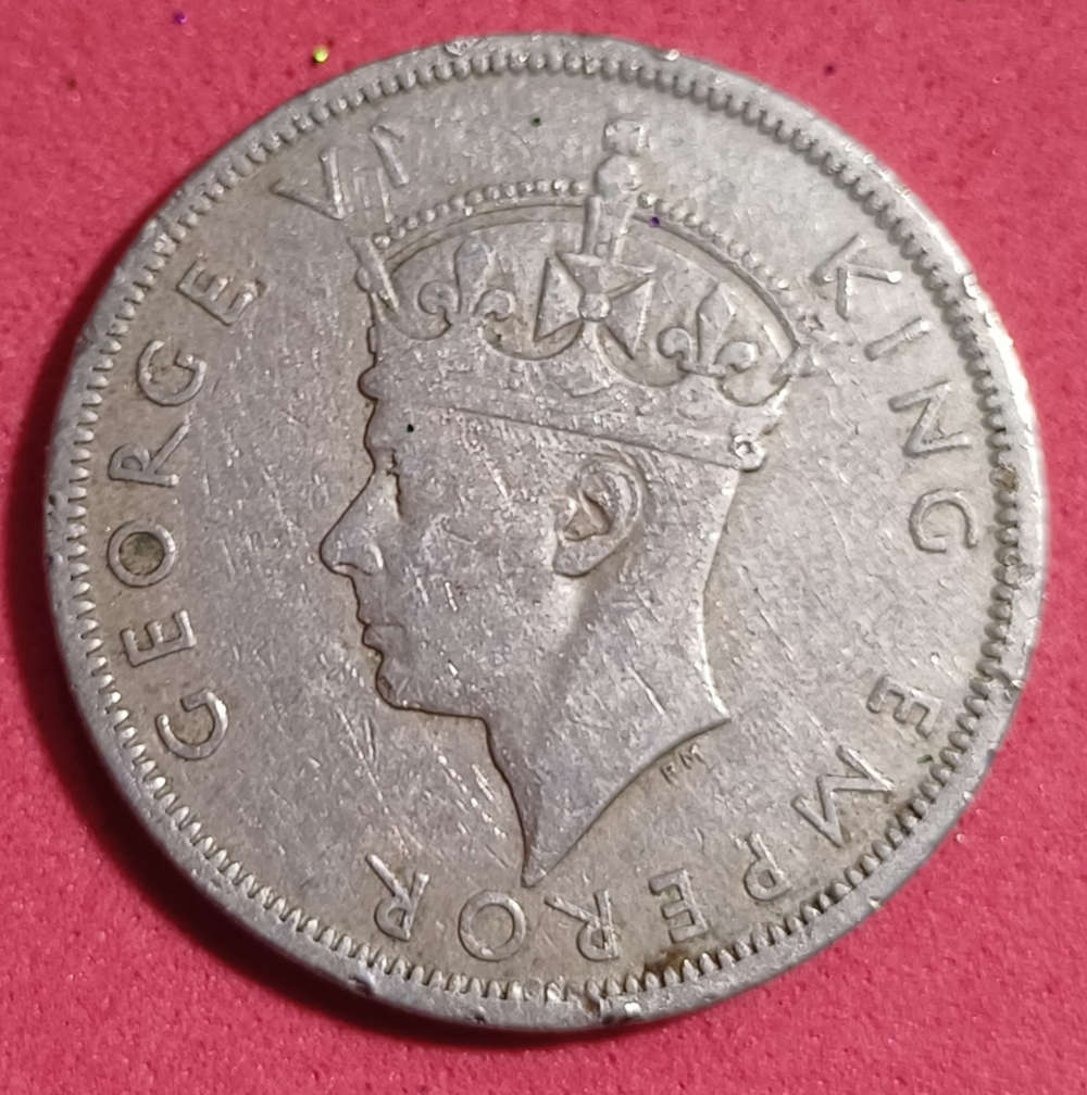 1947 Southern Rhodesia Half Crown