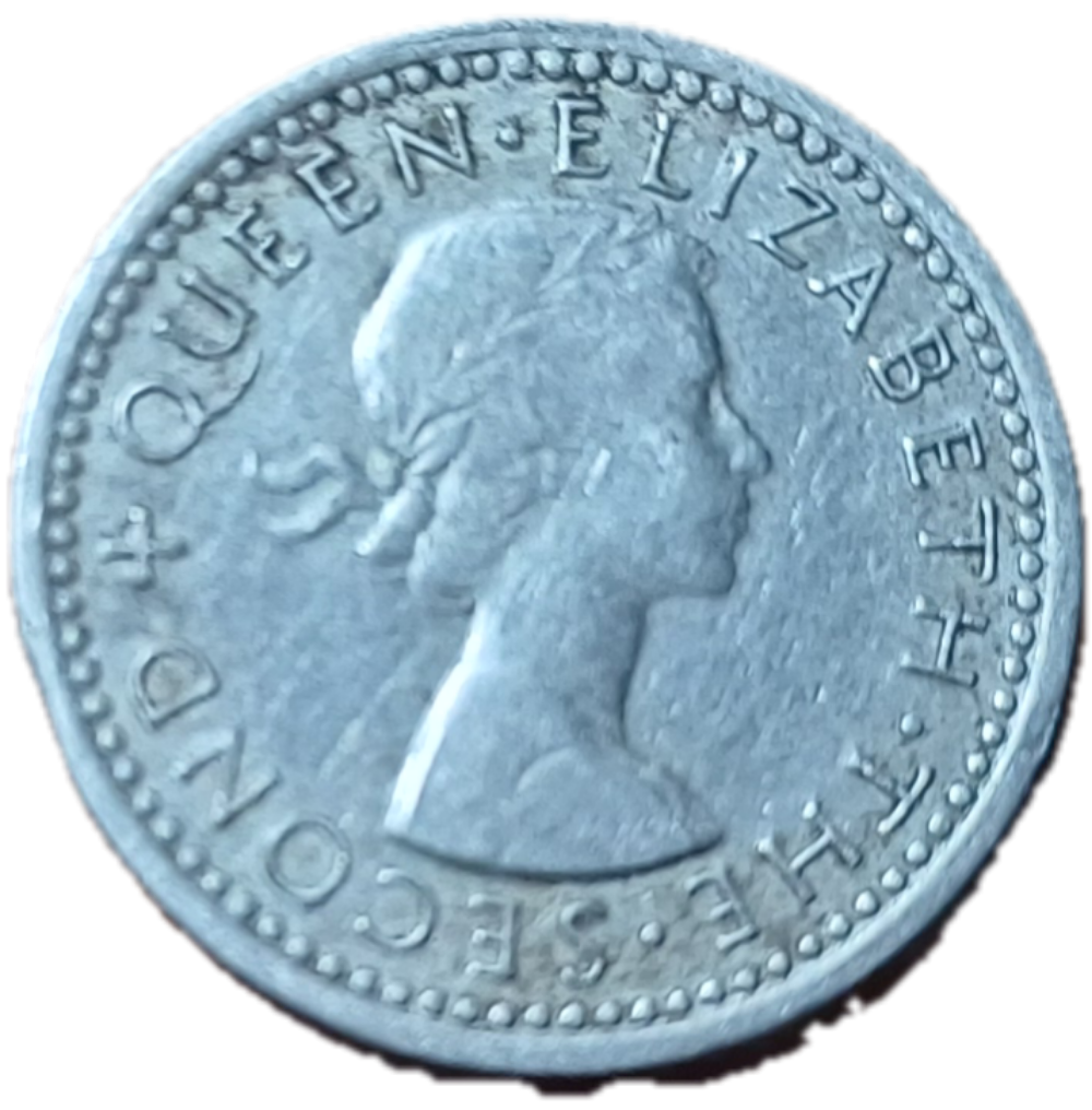 1957 Rhodesia & Nyasaland Threepence