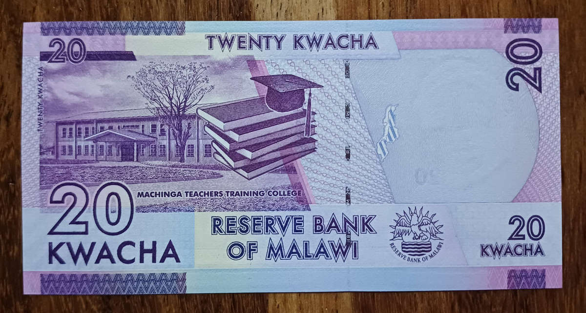 Malawi Bank Note 20 Kwacha