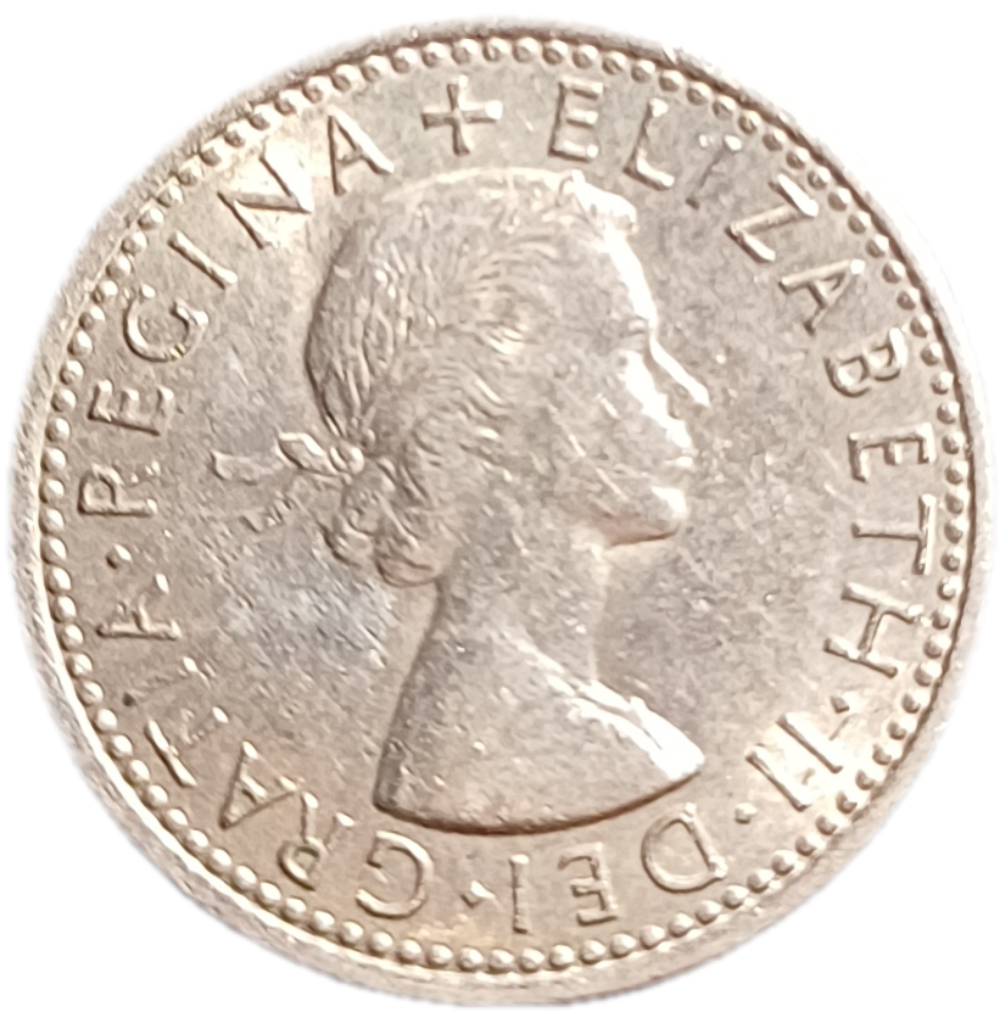 1966 GB Sixpence