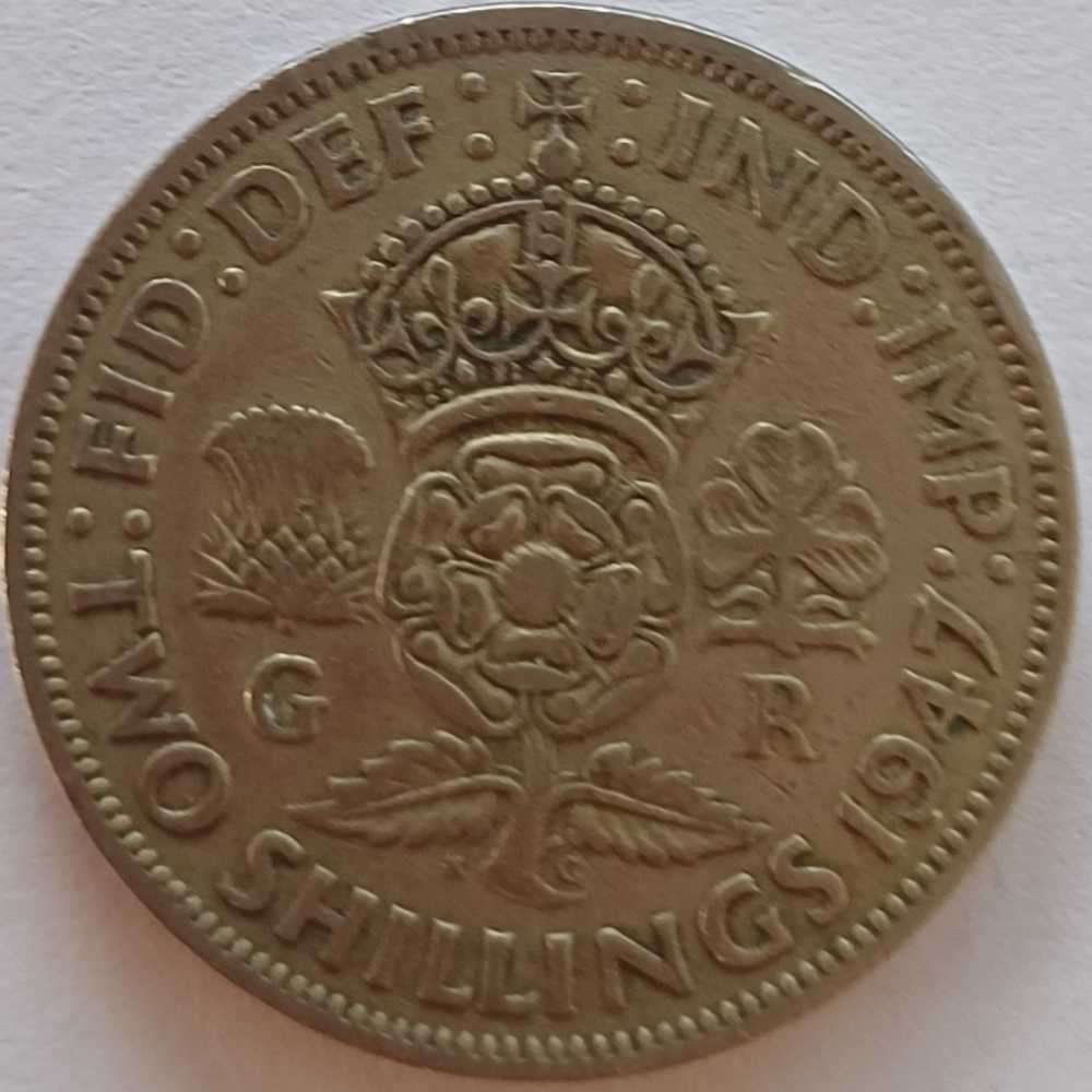 1947 Two Shillings