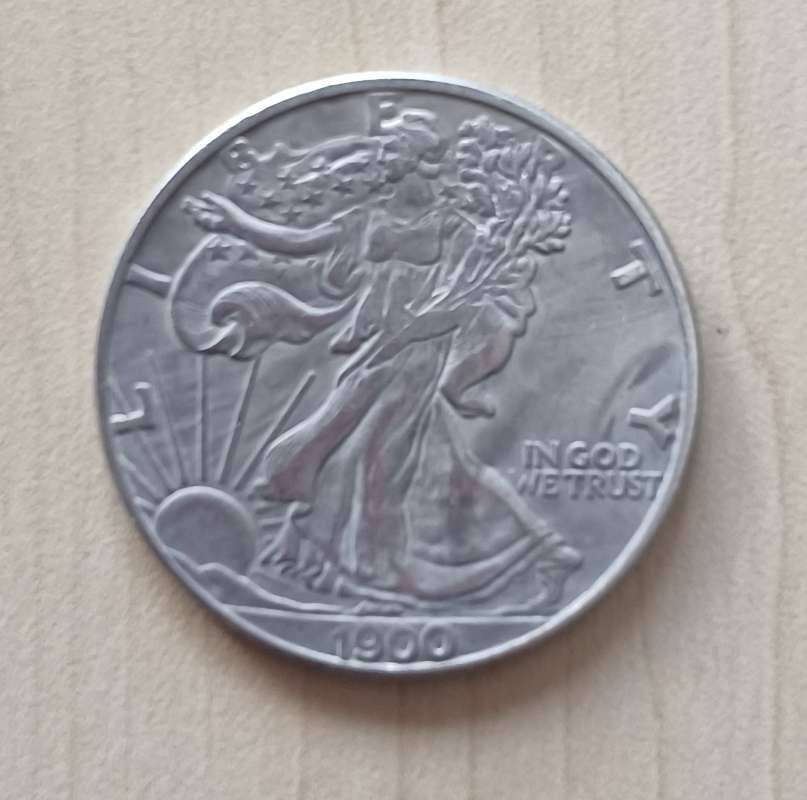 1900 USA Liberty Coin, Eagle Emblem Commemorative Coin (Copy), Crown Size