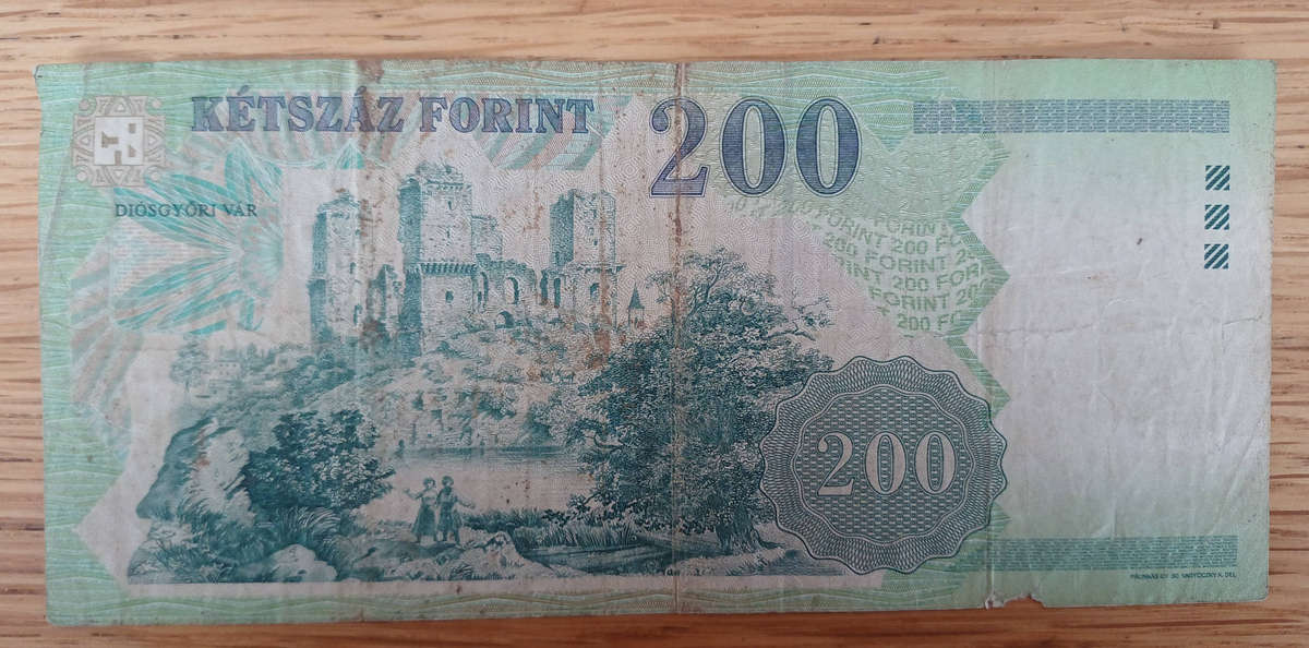 Hungary 200 Forint Bank Note