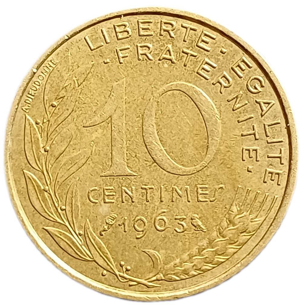 1963 France 10 Centimes