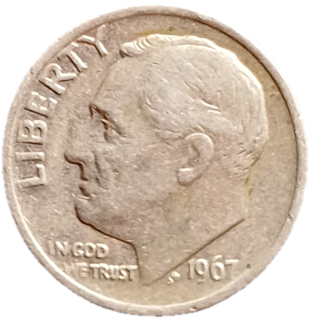 1967 USA 1 Dime