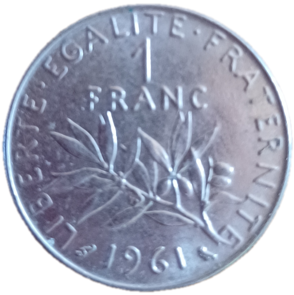 1961 France One Franc