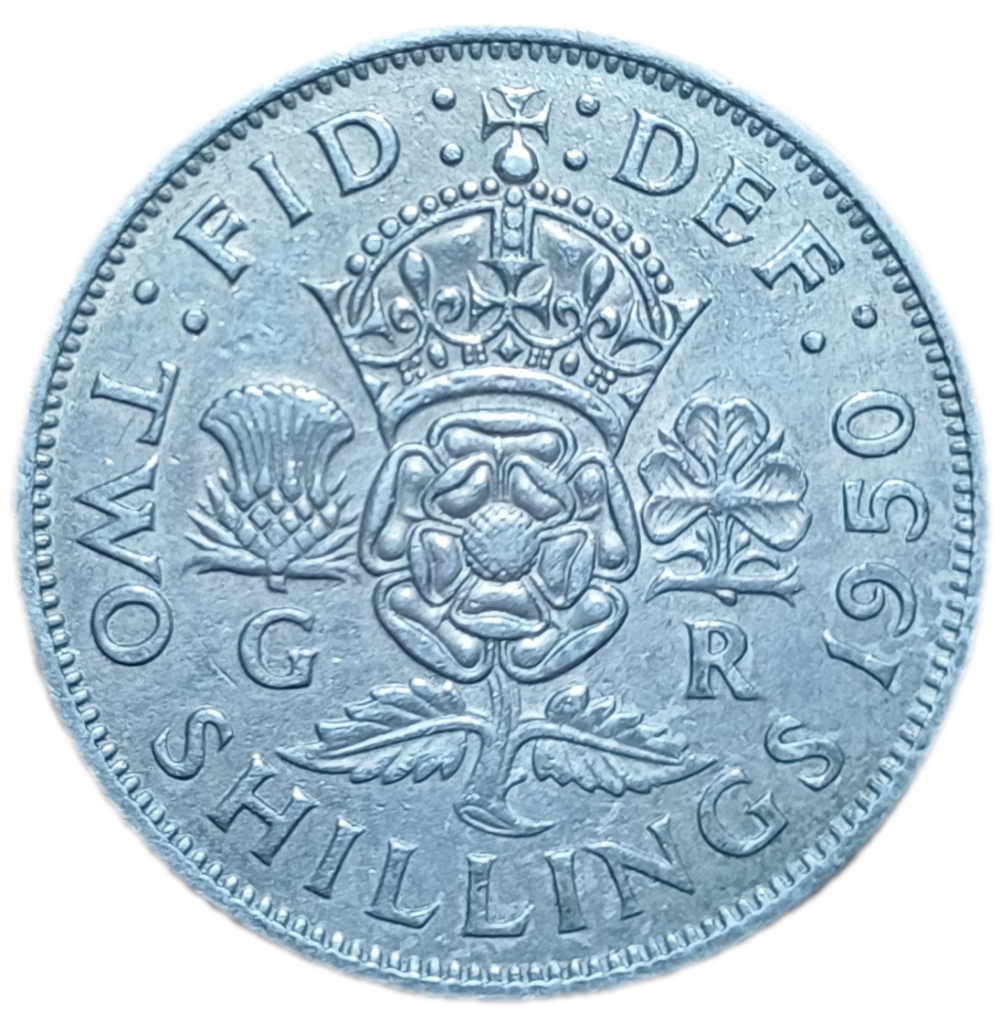 1950 GB Two Shillings