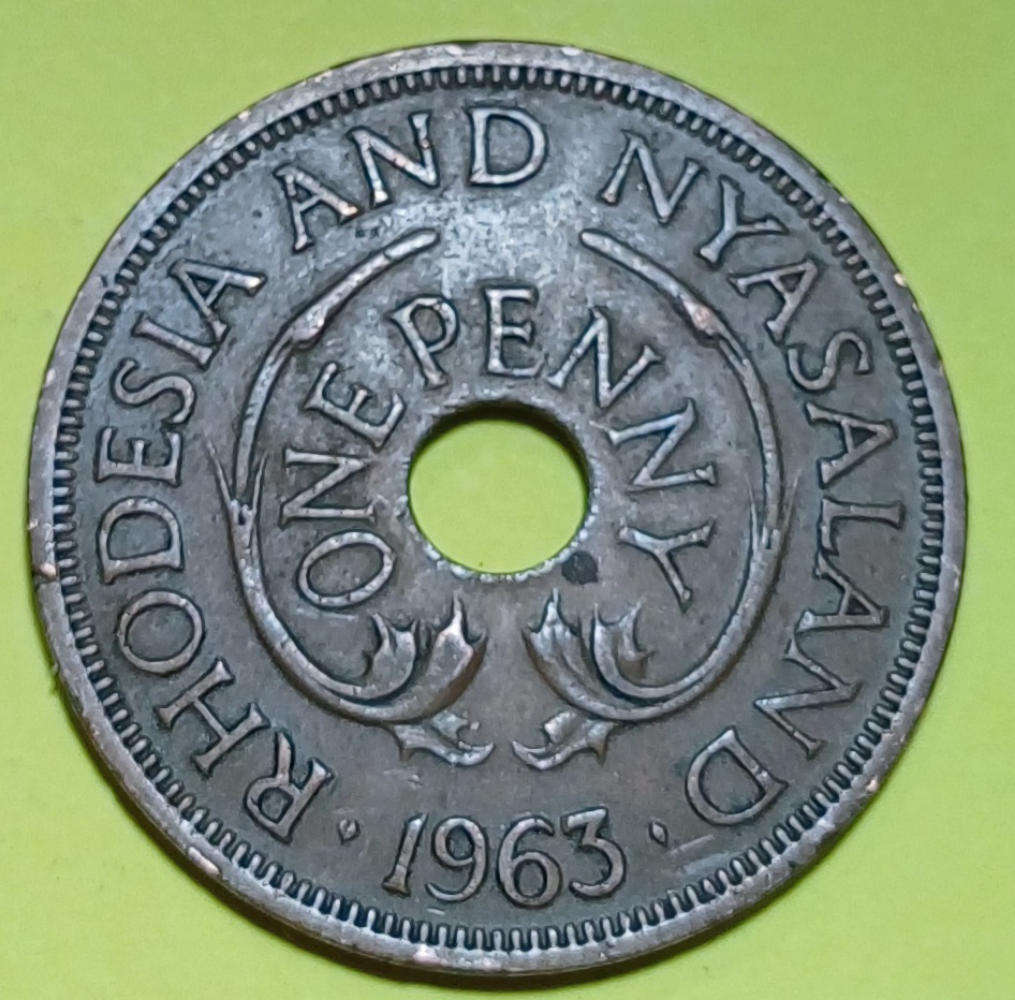 1963 Rhodesia & Nyasaland 1 Penny