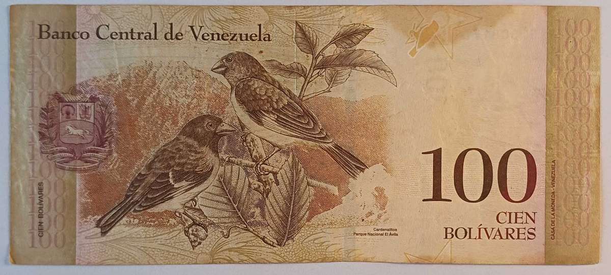 Venezuela Bank Note 100 Bolivares