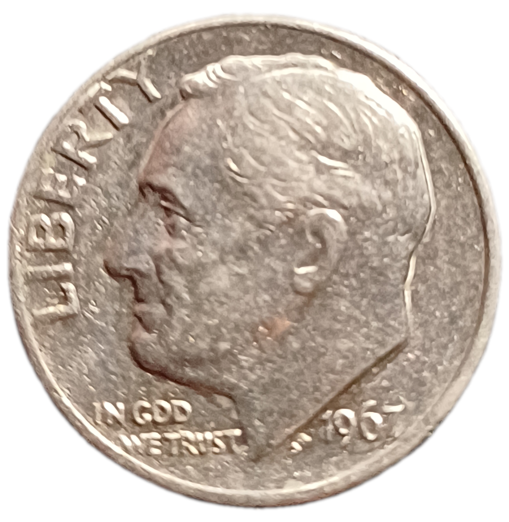 1967 USA One Dime