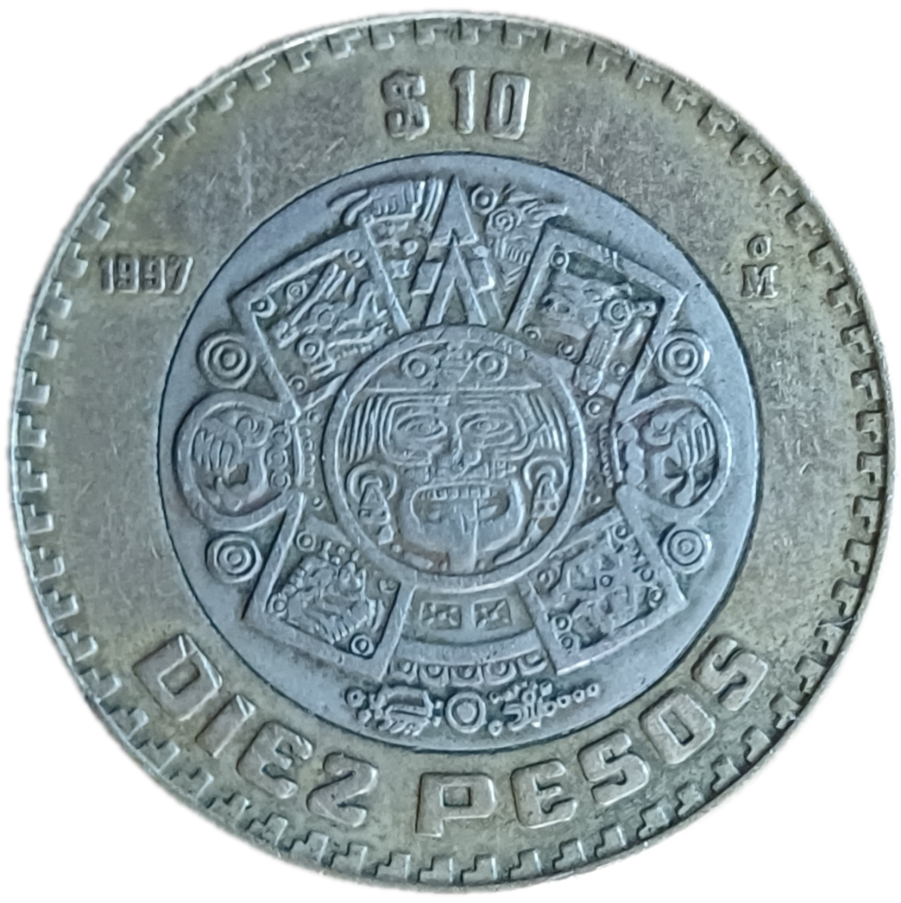 1997 Mexico 10 Pesos