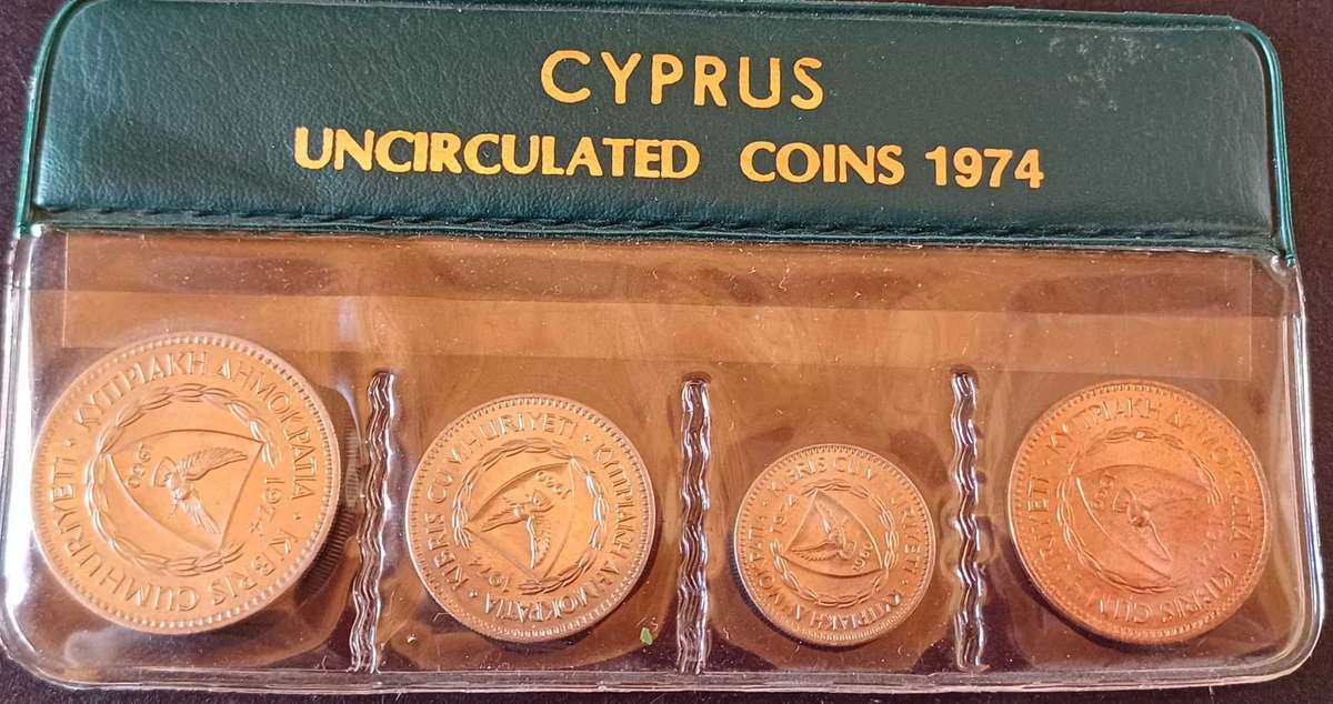 Cyprus Coin Set, 1974