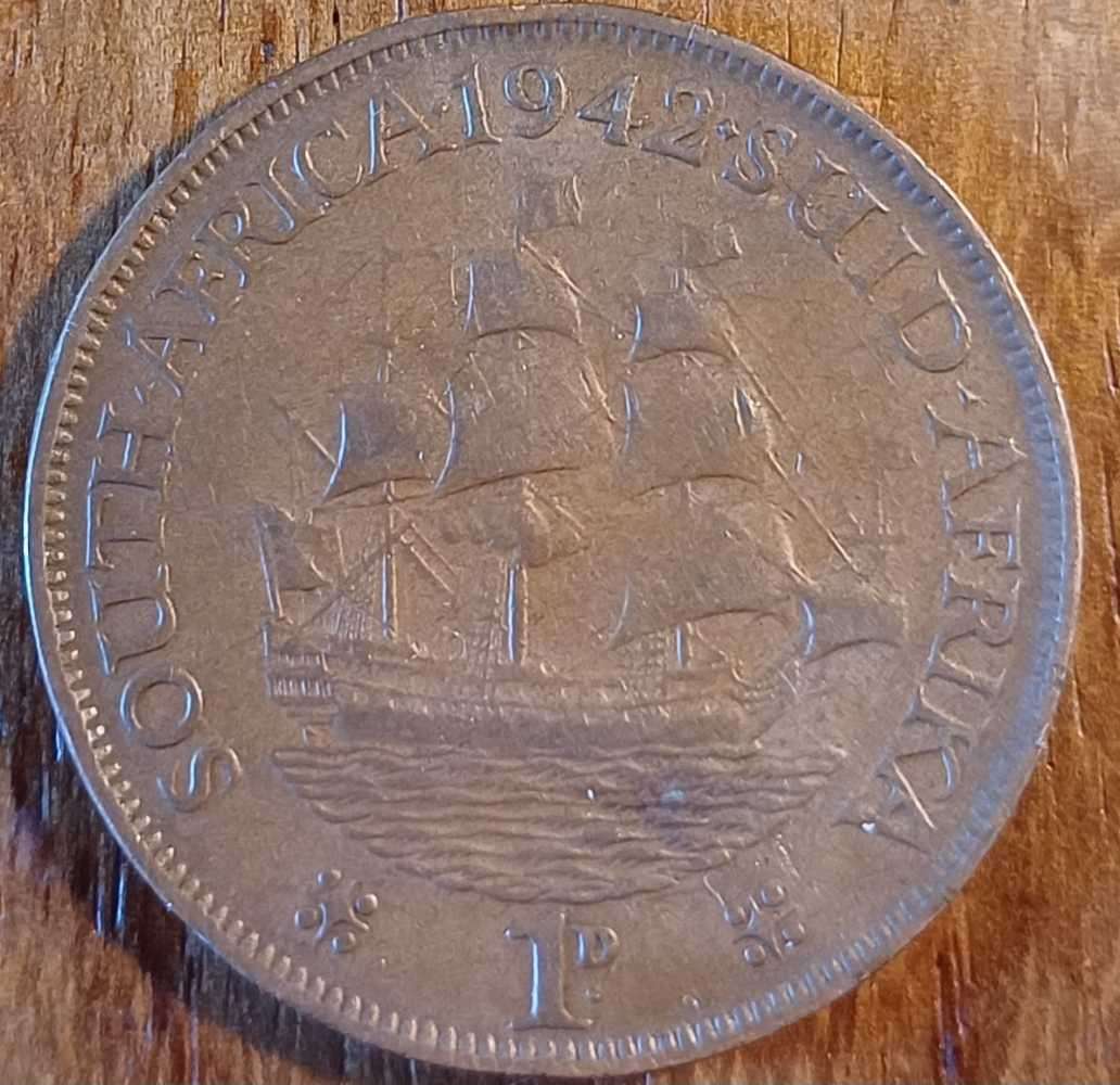 1942 SA Union 1 Penny