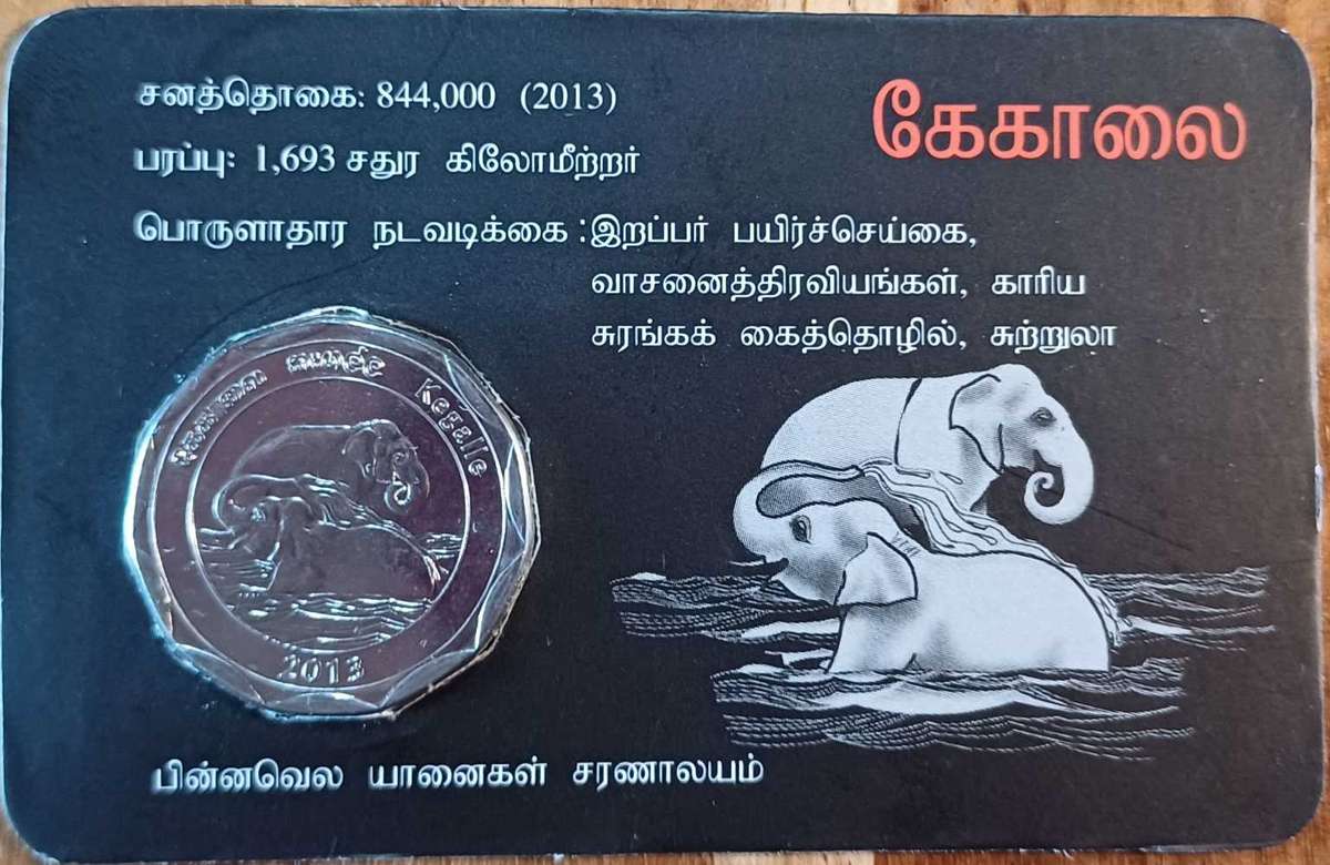 2013 - 10 Rupees Gampah Coin (The Elephant)
