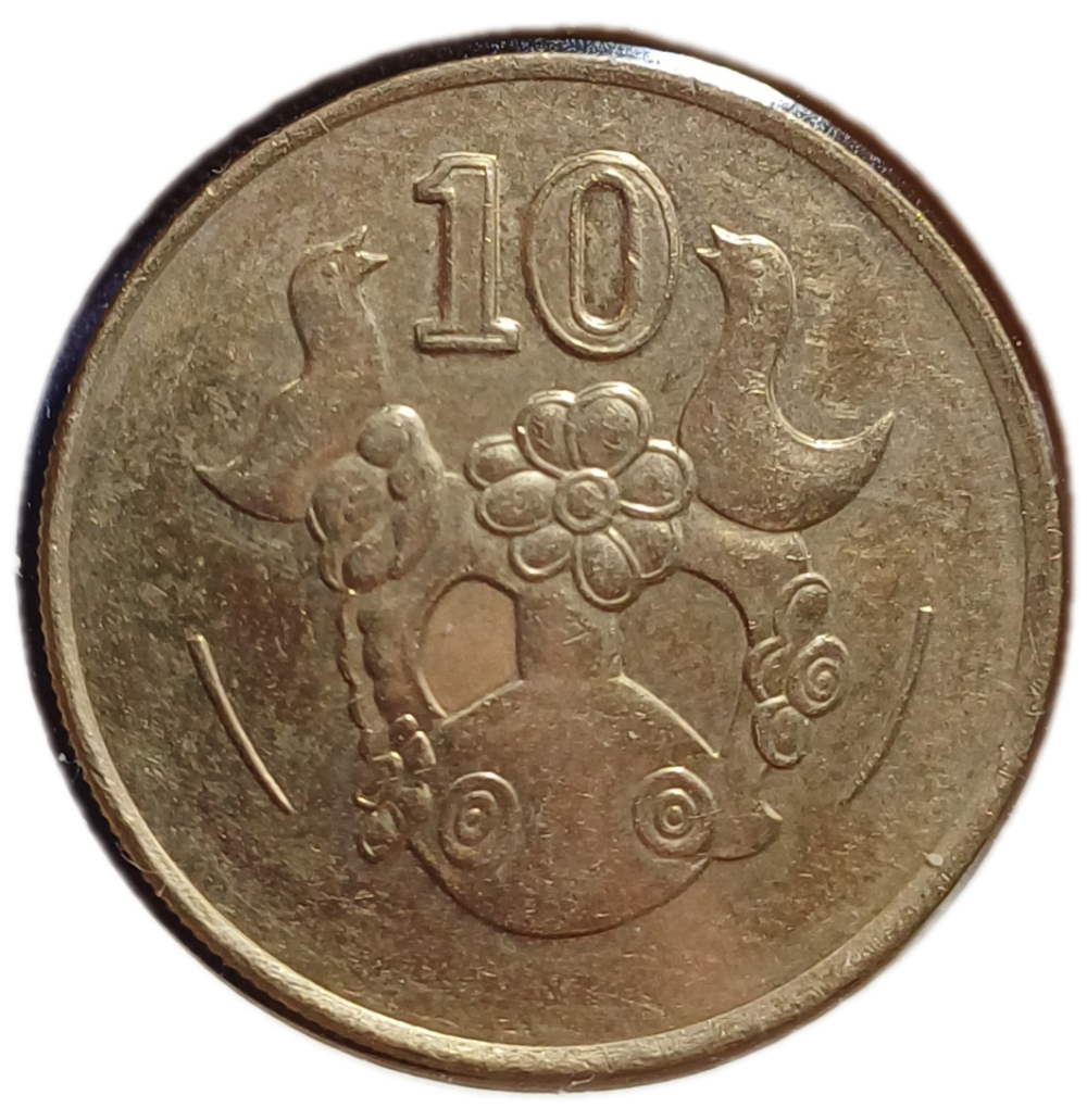 Cyprus 10 Cent 1994