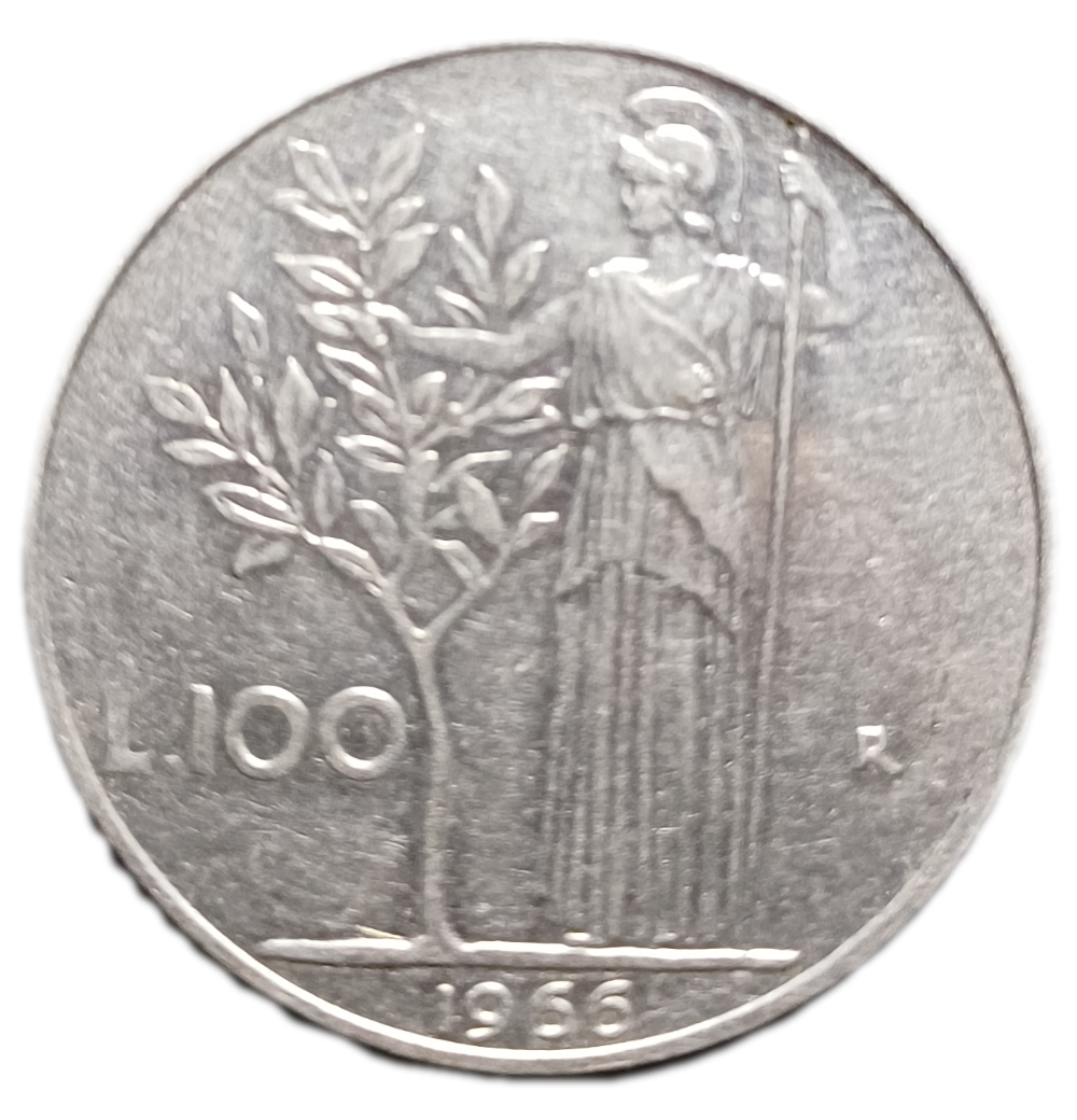 1966 Italy 100 Lire