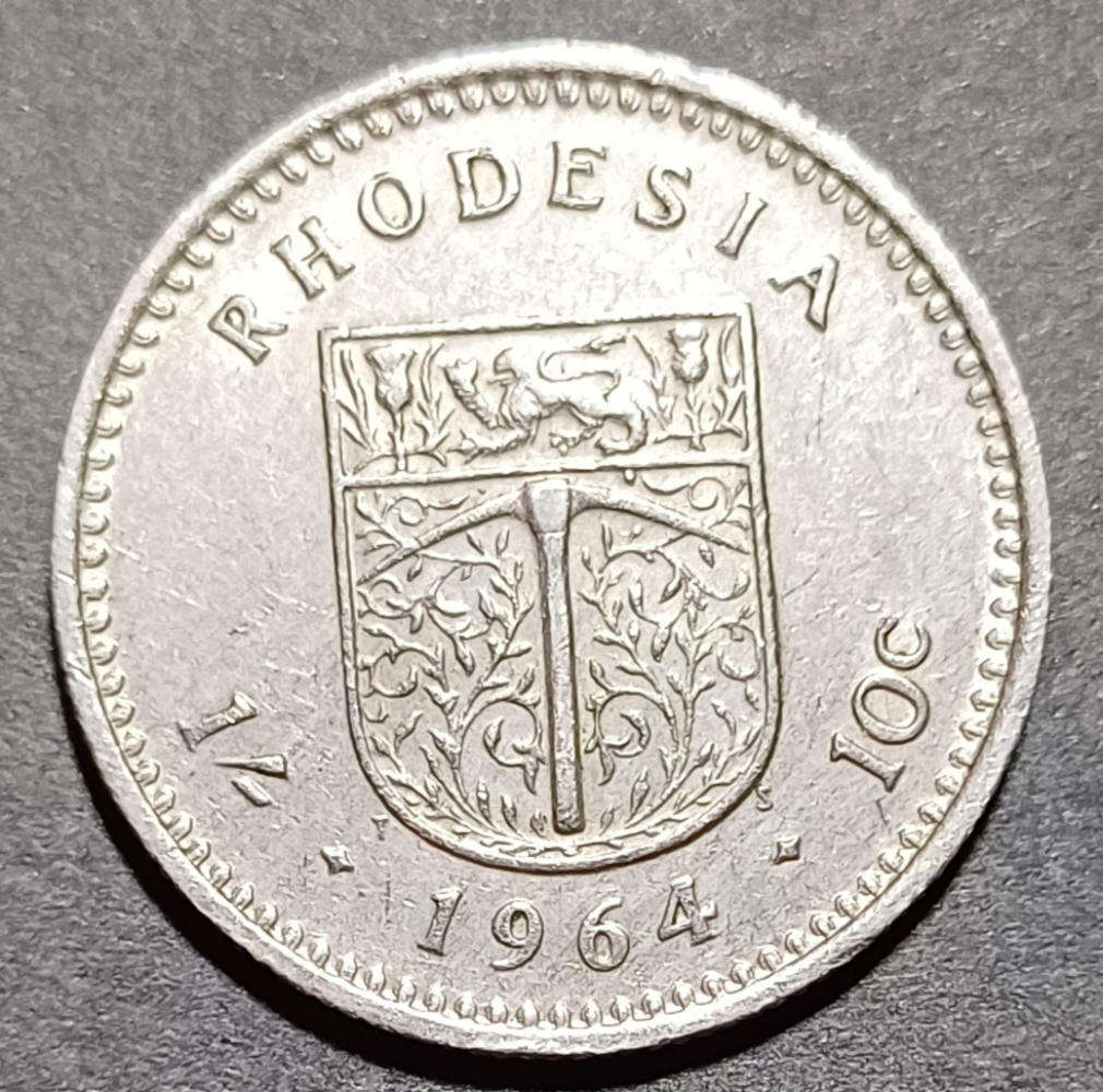 1964 Rhodesia 10 Cent