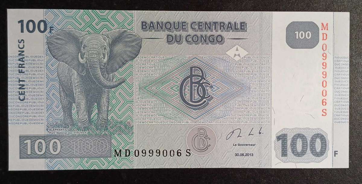 Bank of Congo - 100 Francs (UNC)