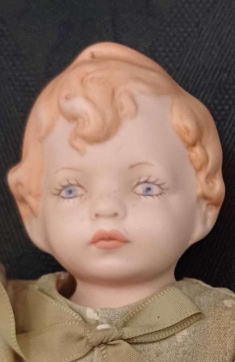 Porcelain Small Dolls (boy & girl)